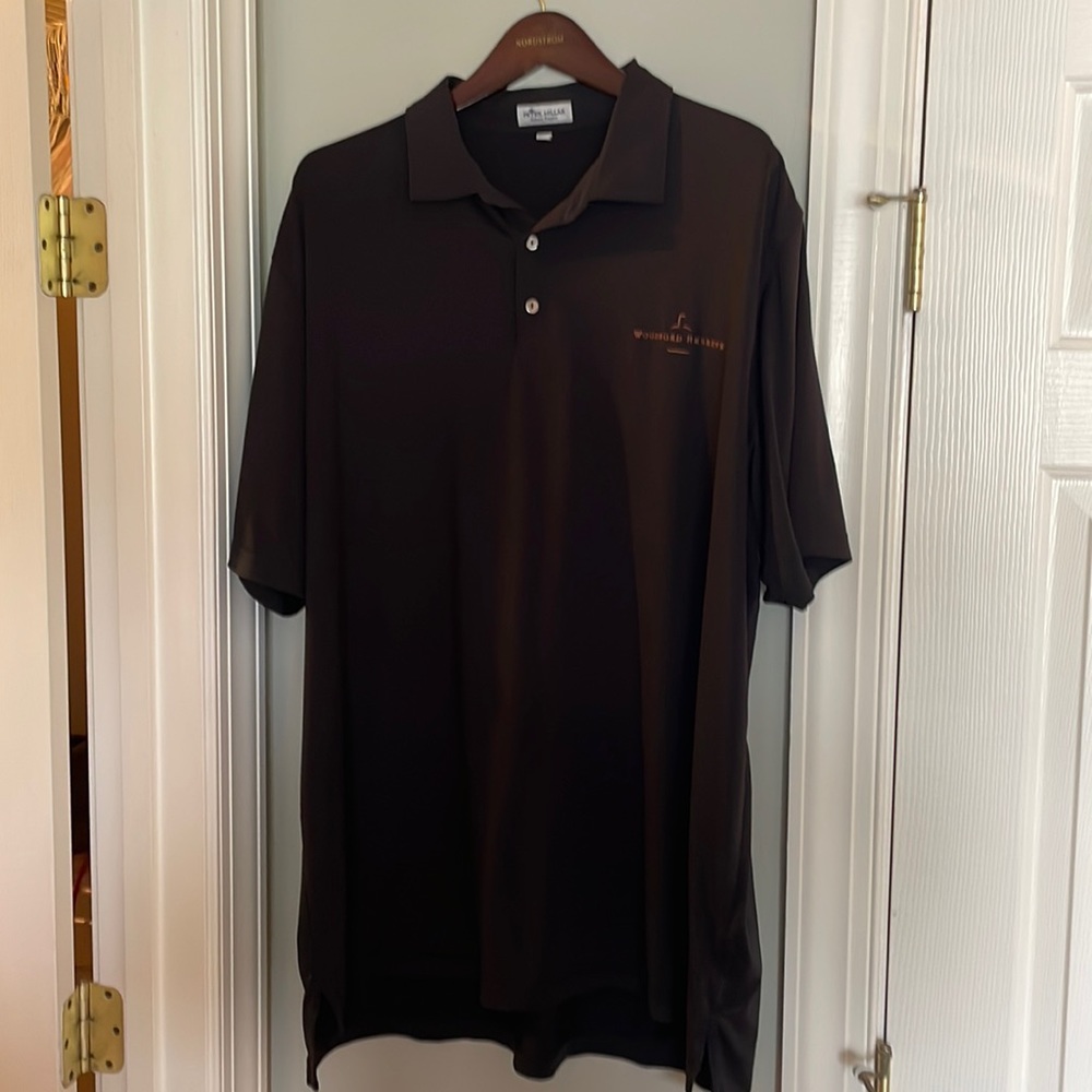 Black Peter Millar Golf Polo